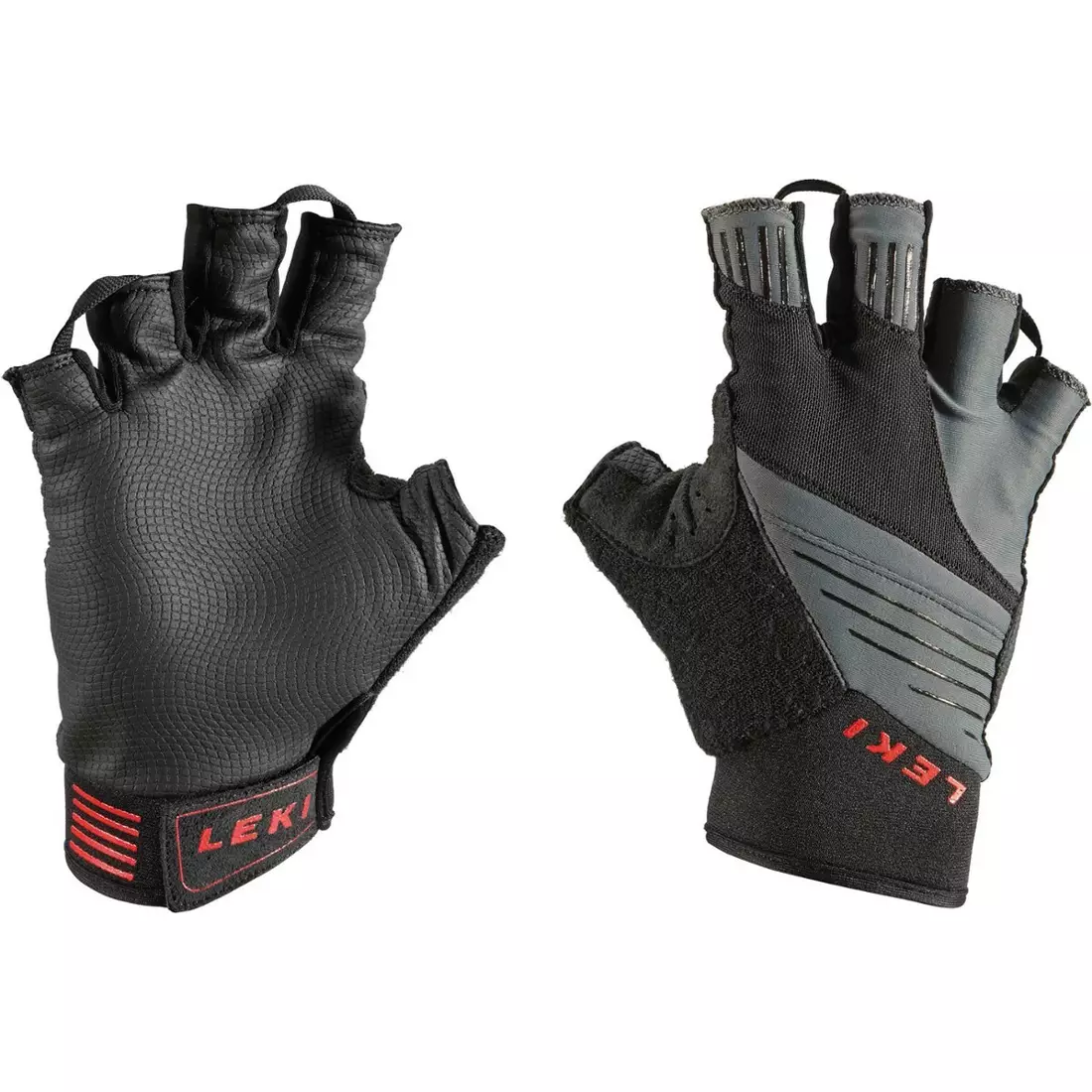 LEKI sports gloves MASTER SHORT grey 63570813060
