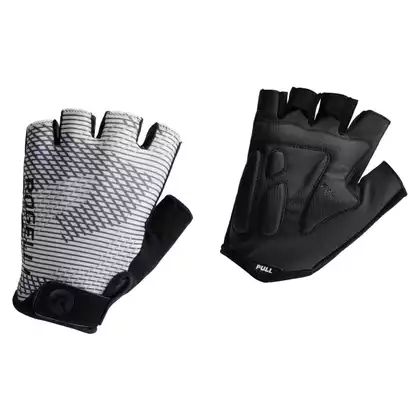 ROGELLI CAMO Men's cycling gloves, white and gray