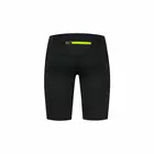 ROGELLI CORE men's running shorts, black and yellow
