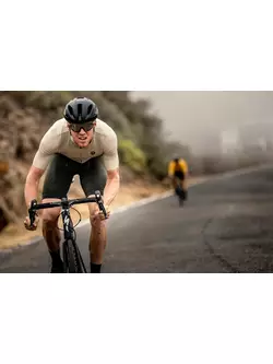 ROGELLI DISTANCE men's cycling jersey, beige