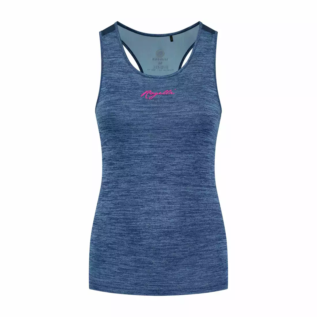 ROGELLI JUNE Women's sleeveless running T-shirt, blue