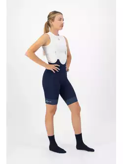 ROGELLI SELECT II Women's cycling shorts with braces, blue