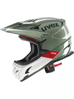 UVEX HLMT 10 BIKE Bicycle helmet Full Face, green-white