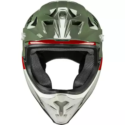 UVEX HLMT 10 BIKE Bicycle helmet Full Face, green-white