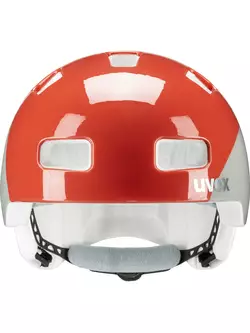 UVEX HLMT 4 Children's bicycle helmet, red-white