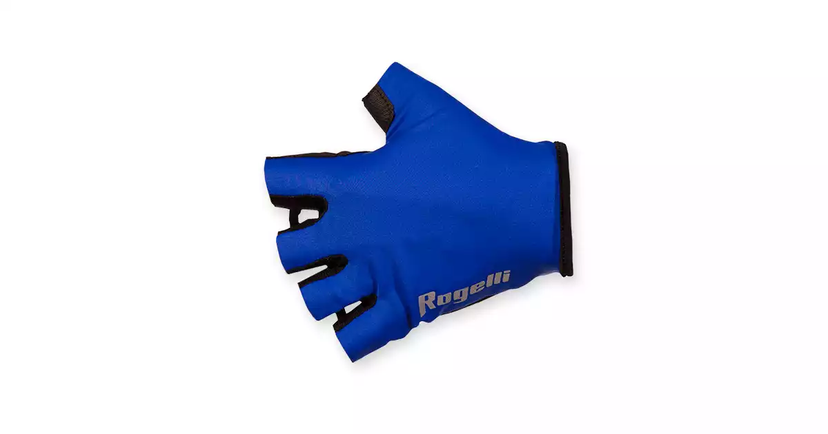Cycling gloves Men Blue Fingerless Amara Rogelli Belcher 