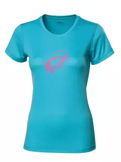 ASICS 110423-0877 GRAPHIC SS TOP - women's running T-shirt, color: Blue