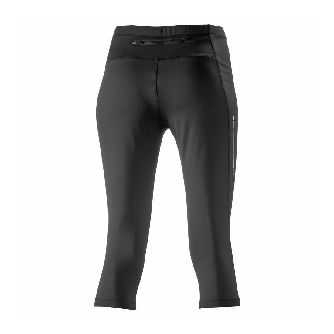 ASICS 110430-0904 - women's 3/4 KNEE TIGHT shorts, color: black