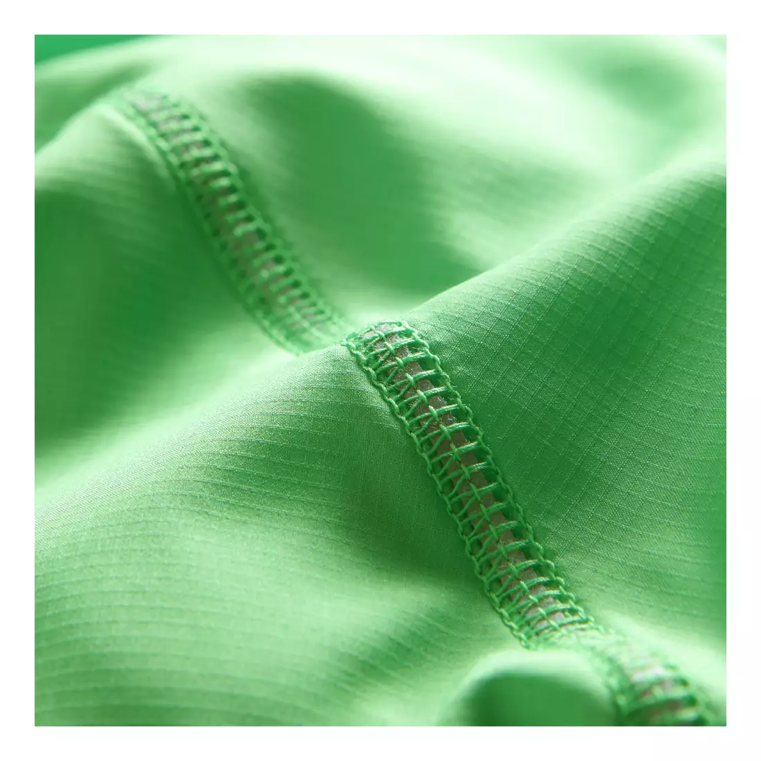 ASICS 110514-0498 CONVERTIBLE JACKET - men's running windbreaker, removable sleeves - color: Green