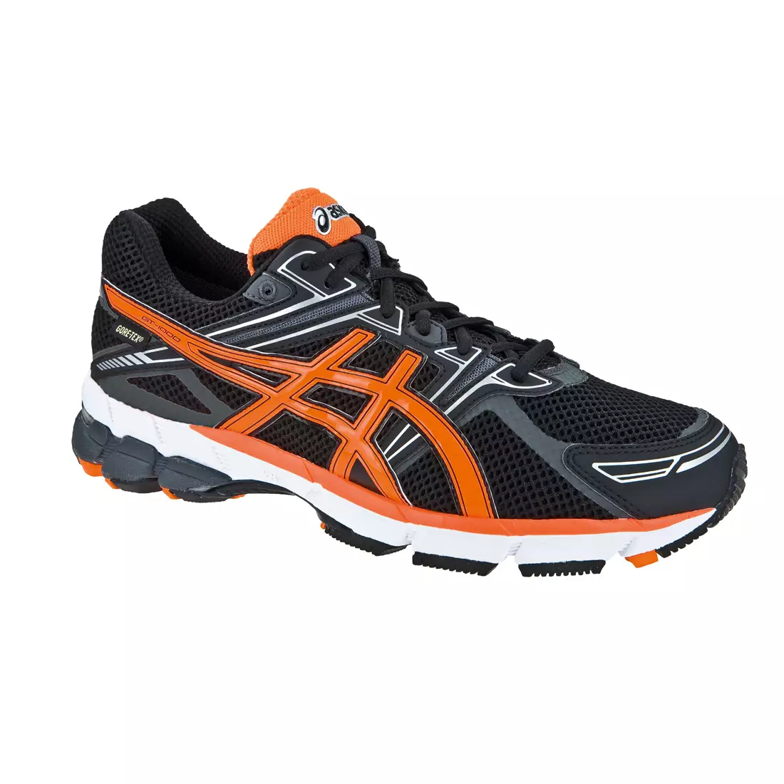 ASICS GT-1000 G-TX - 9030 running shoes, color: Black and orange