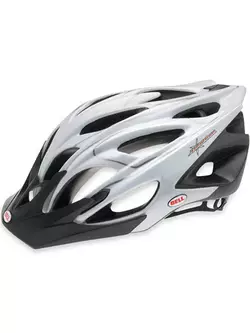 BELL - DELIRIUM bicycle helmet silver and white