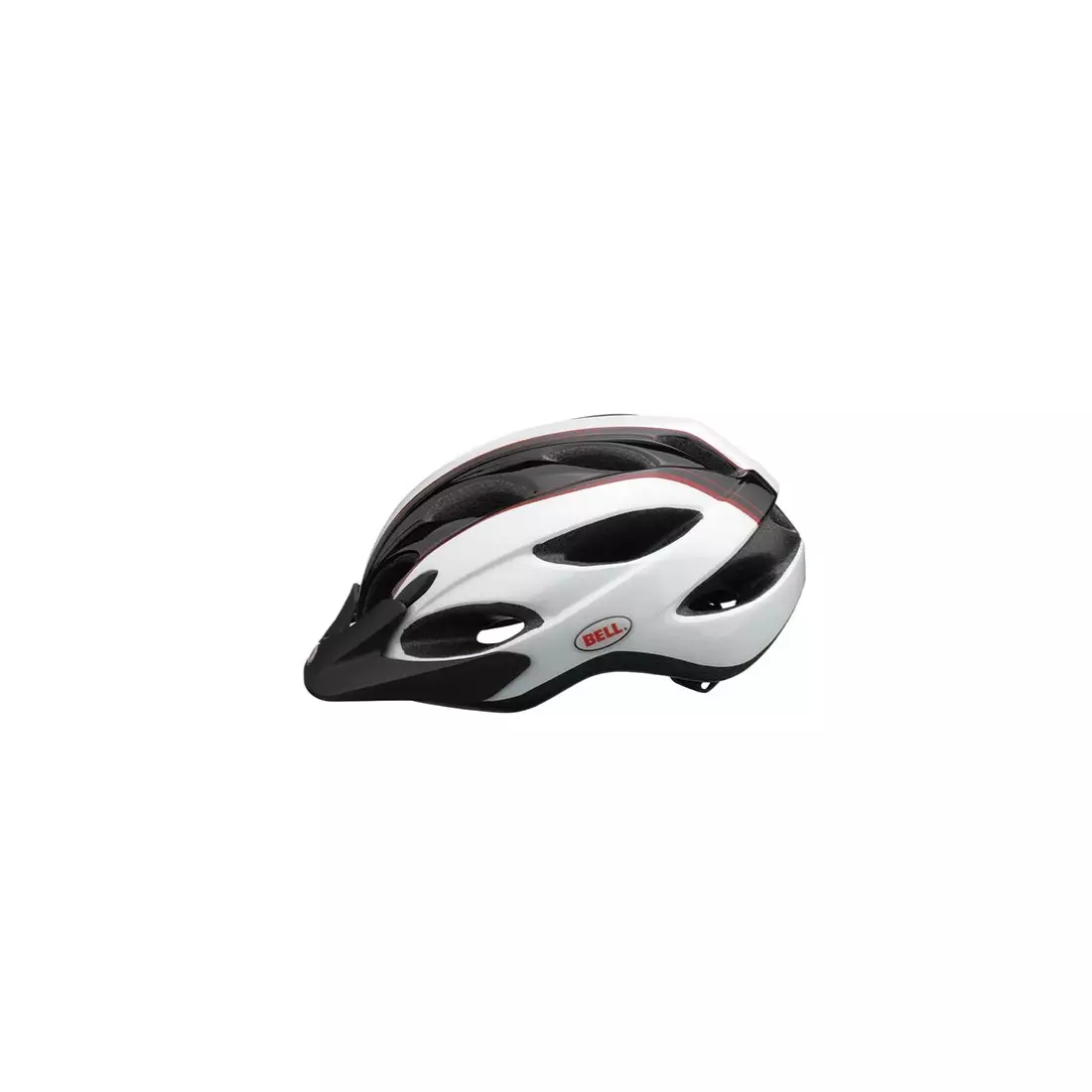 BELL PISTON bicycle helmet - white/black lines