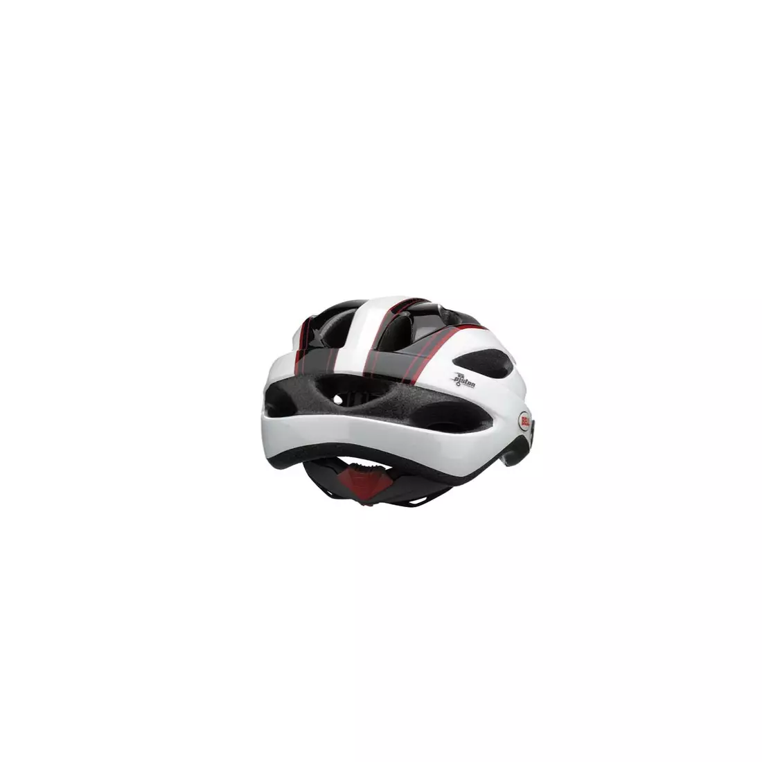 BELL PISTON bicycle helmet - white/black lines