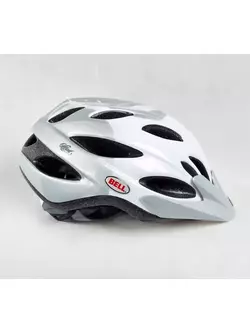 BELL STRUT women's bicycle helmet, white and silver