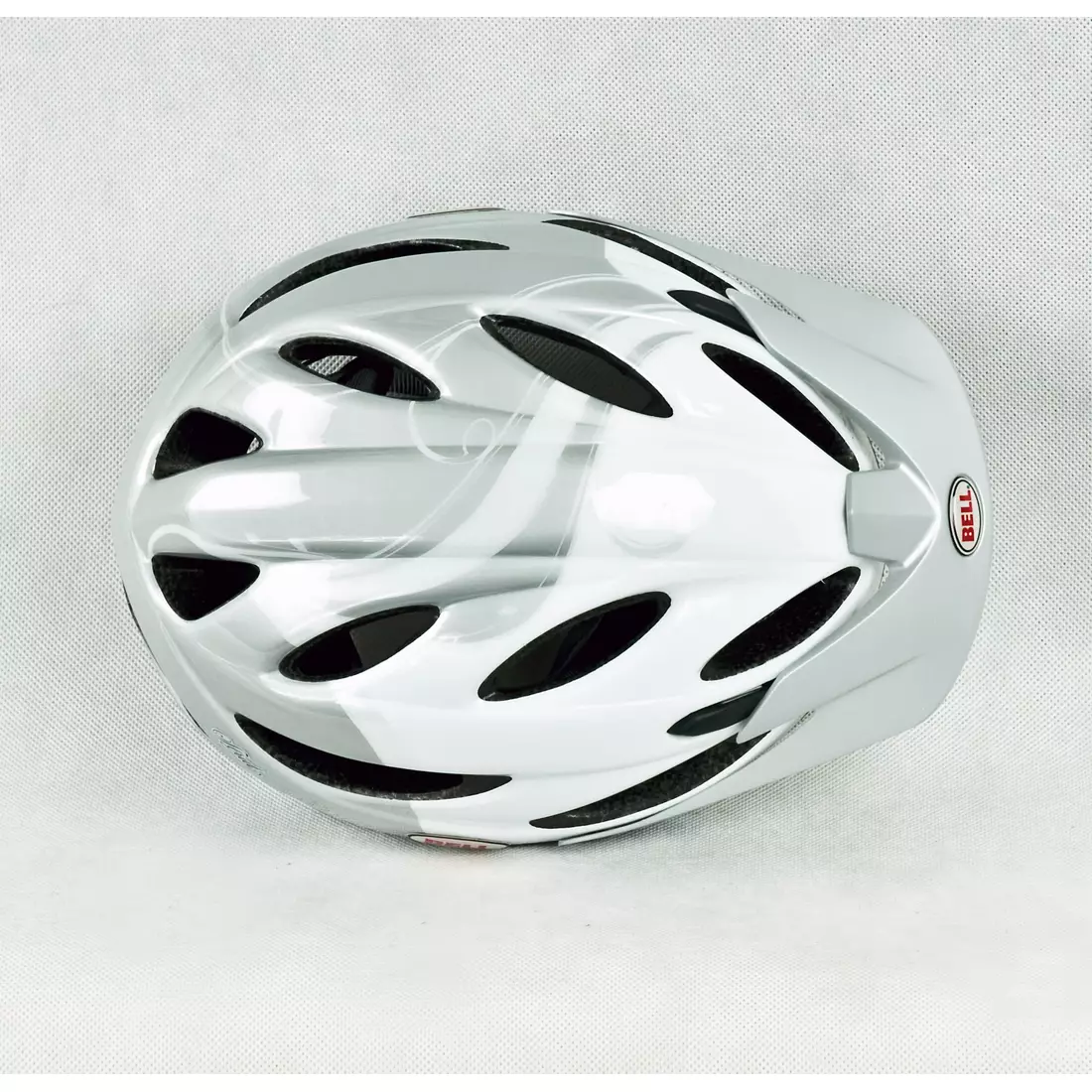 BELL STRUT women's bicycle helmet, white and silver