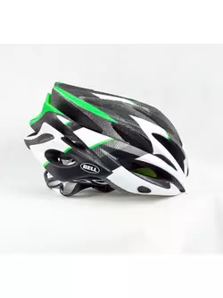 BELL SWEEP bicycle helmet, MTB, ROAD, black and green