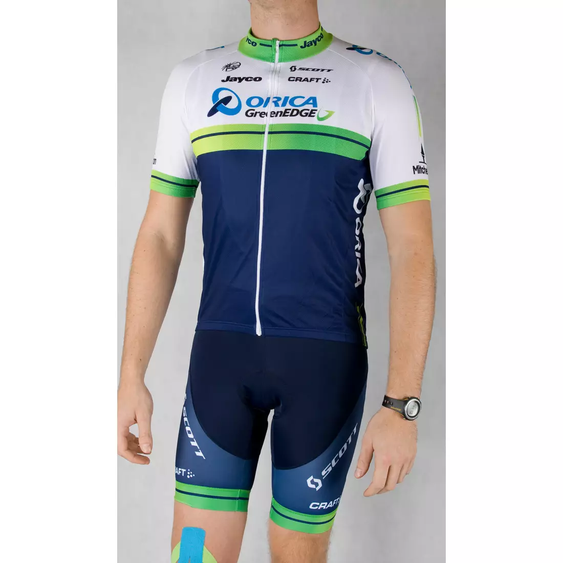 CRAFT 14 ORICA GREEN Egde - cycling shorts 1903449-2900