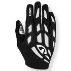 GIRO RIVET - cycling gloves, black and white