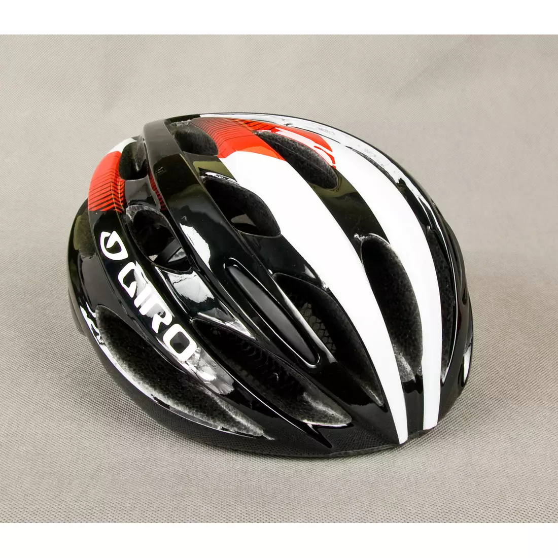 GIRO TRINITY bicycle helmet, black and red