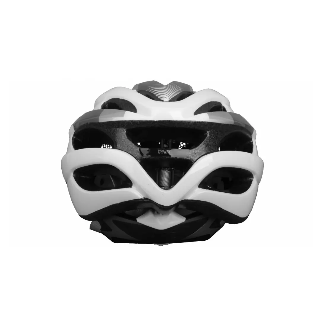 GIRO TRINITY bicycle helmet, white and silver