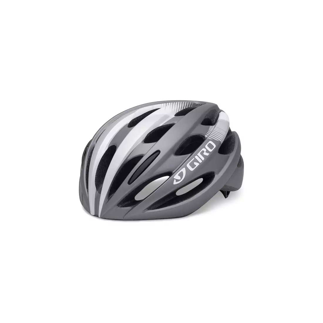 GIRO TRINITY titanium and silver bicycle helmet