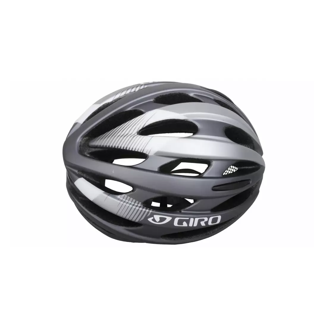 GIRO TRINITY titanium and silver bicycle helmet