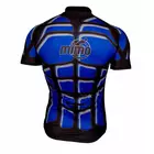 MikeSPORT DESIGN BODY men's cycling jersey, black and blue