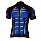 MikeSPORT DESIGN BODY men's cycling jersey, black and blue