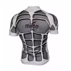 MikeSPORT DESIGN BODY men's cycling jersey, white and gray