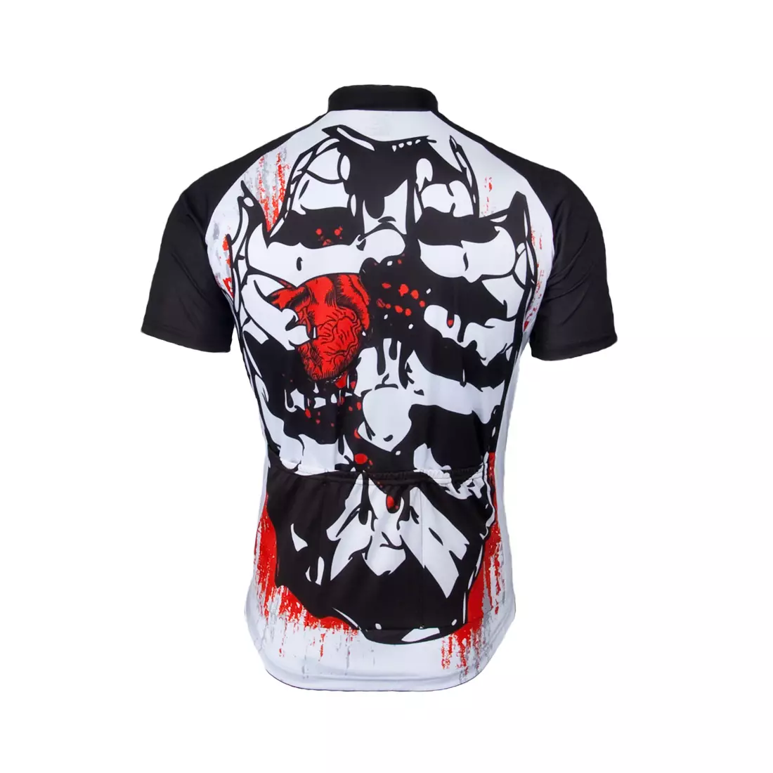 MikeSPORT DESIGN - BONES - men's cycling jersey, full zipper