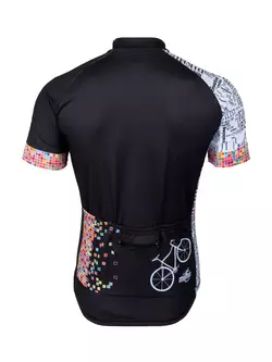 MikeSPORT DESIGN - PIXEL - men's cycling jersey, full zipper