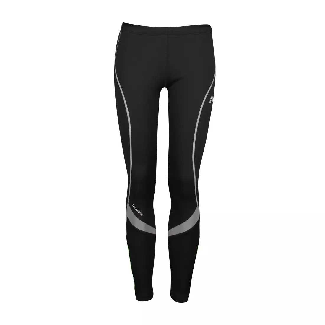 NEWLINE VISIO TIGHTS 14116-060 - men's running pants - color: Black-fluor