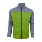 NEWLINE - men's thermal sweatshirt BASE WARM-UP ZIP - 14310-018, color: green-gray