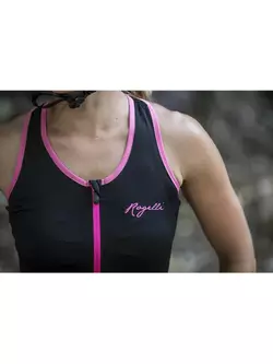 ROGELLI ABBEY women's cycling vest, black and pink