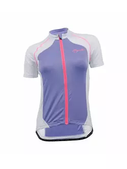 ROGELLI BICE - women's cycling jersey, purple and white