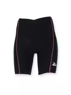 ROGELLI BYLA - women's cycling shorts, color: black and pink
