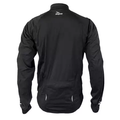 ROGELLI HUDSON - men's cycling jacket, rainproof, black