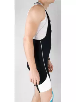 ROGELLI MAGASA - men's bib shorts, COOLMAX - color: Black and white