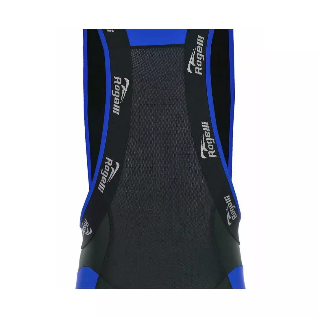 ROGELLI PORCARI - men's bib shorts, color: black and blue