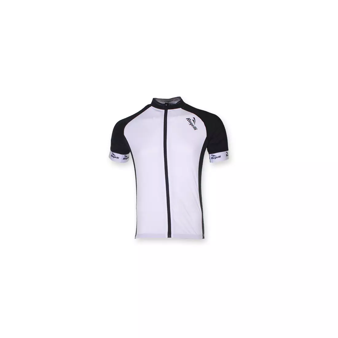 ROGELLI PRALI - men's cycling jersey, color: white and black
