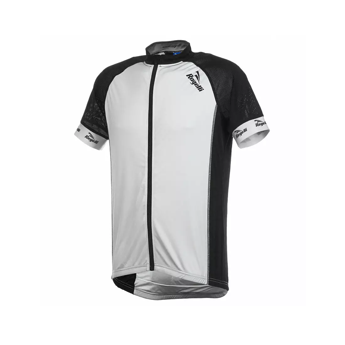ROGELLI PRALI - men's cycling jersey, color: white and black