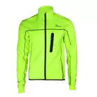 ROGELLI RAVELLO - cycling jacket, SOFTSHELL - fluorine