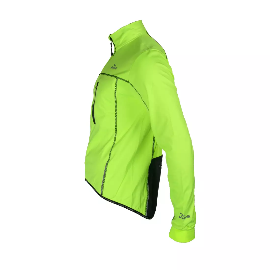 ROGELLI RAVELLO - cycling jacket, SOFTSHELL - fluorine