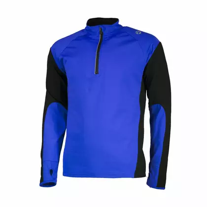 ROGELLI RUN - DILLON - men's lightly insulated running sweatshirt, color: Blue