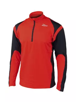 ROGELLI RUN - DILLON - men's lightly insulated running sweatshirt, color: Red