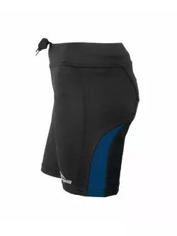 ROGELLI  RUN  EDIA - women's sports shorts, color: Black and blue