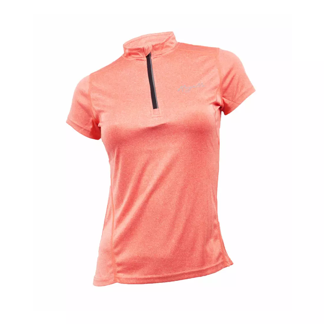 ROGELLI RUN MABYN - women's running T-shirt, color: Red melange