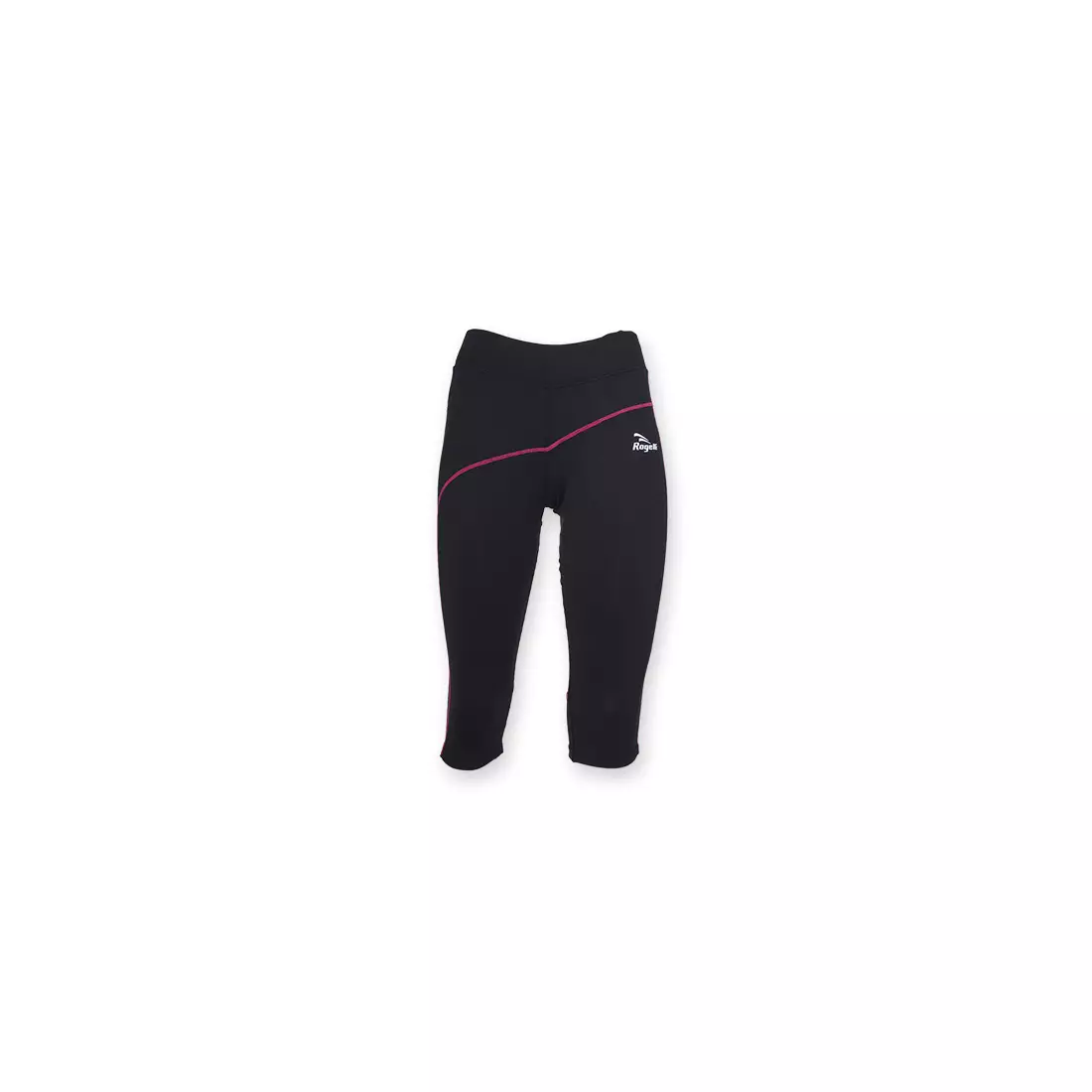 ROGELLI RUN MADILON - women's 3/4 running shorts - color: Black and pink