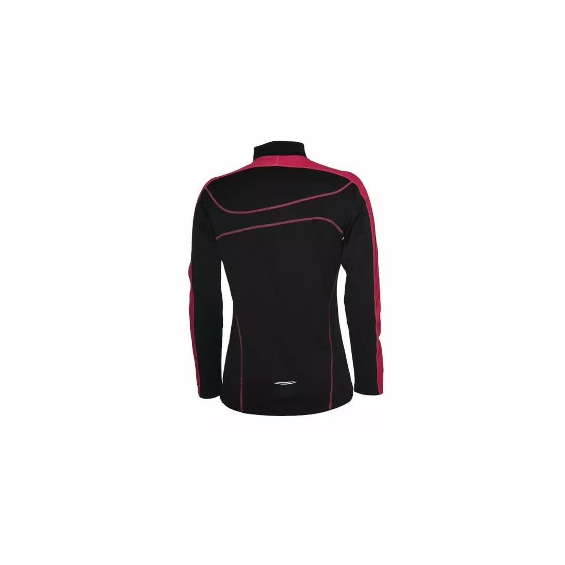 ROGELLI RUN MELS - women's insulated running sweatshirt - color: Black and pink