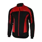ROGELLI UZZANO - membrane cycling jacket, black and red